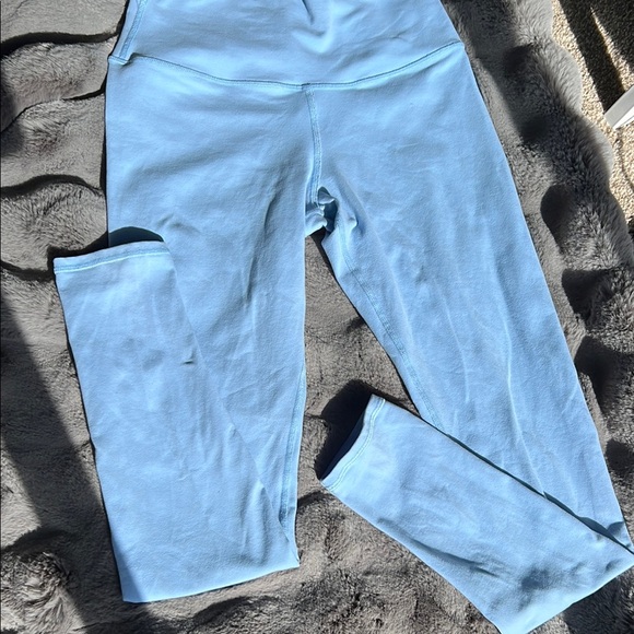ALO Yoga Baby Blue Leggings - Picture 2 of 8